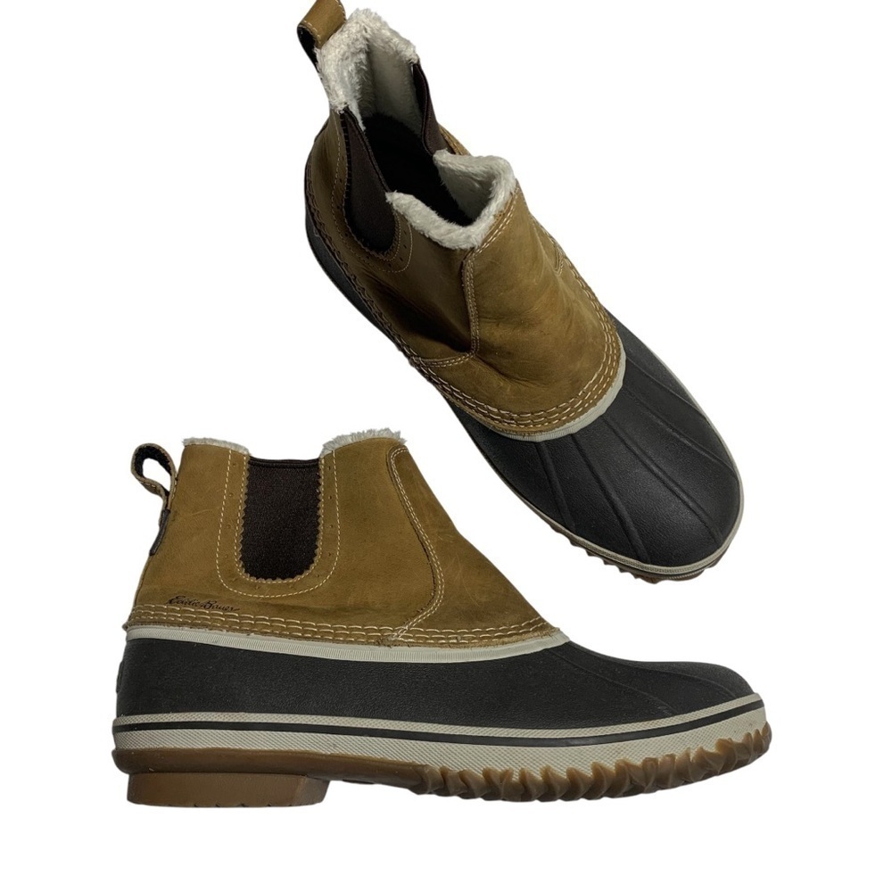 Eddie Bauer Brown and Black Men's Boots
